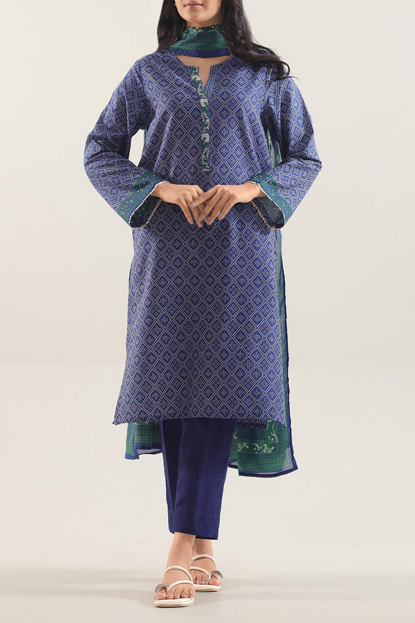 Printed Lawn Stitched 3 Piece