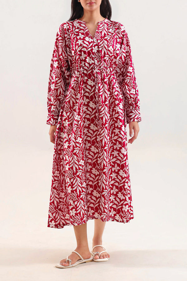 Printed Cambric Stitched Shirt