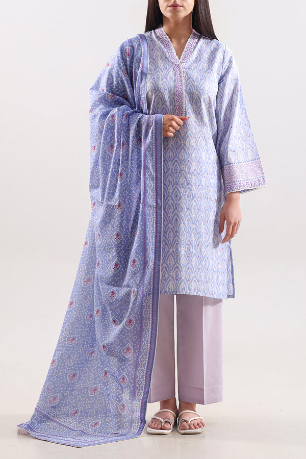 Printed Lawn Stitched 3 Piece