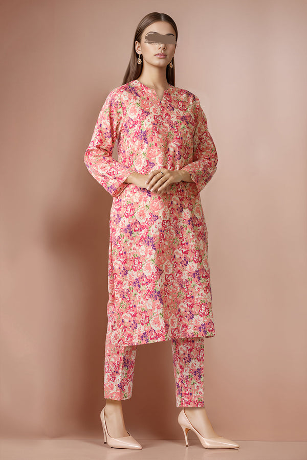 SAYA's Printed Cotton Dobby Stitched For Mom and Daughter
