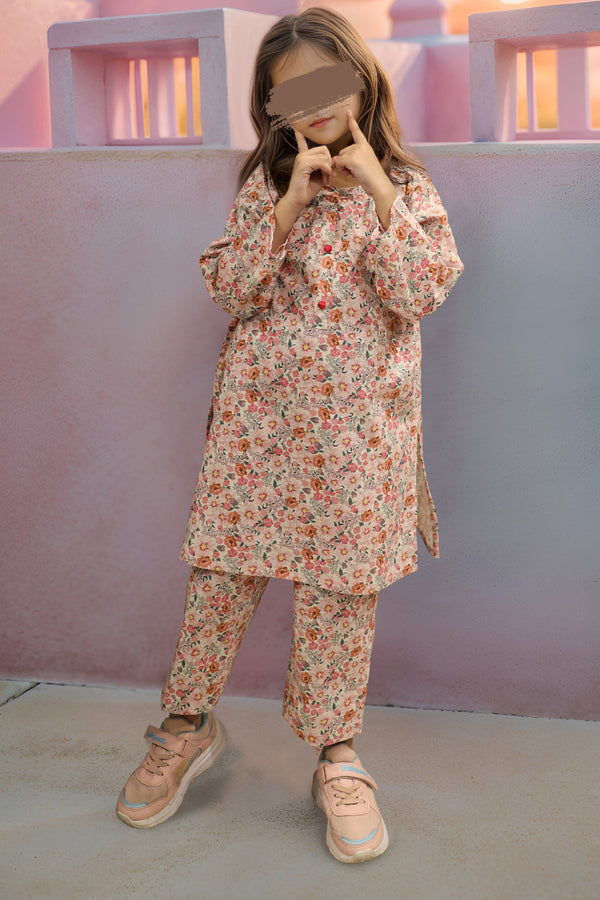 SAYA's Printed Khaddar Stitched For Mom And Daughter