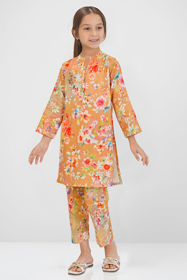 Printed Soft Khaddar Stitched 2 Piece (Shirt/Trouser)