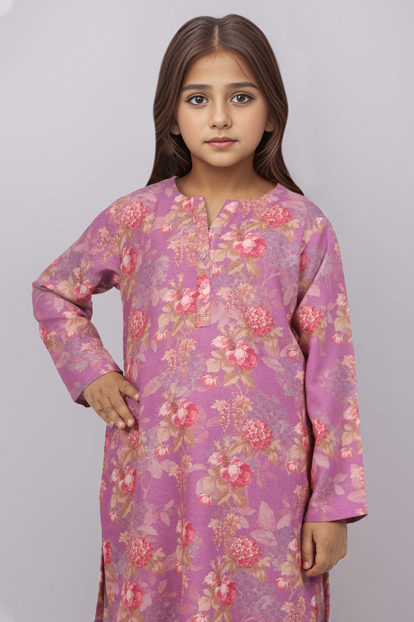 Stitched Smooth Flow Shirt/trouser For Kids