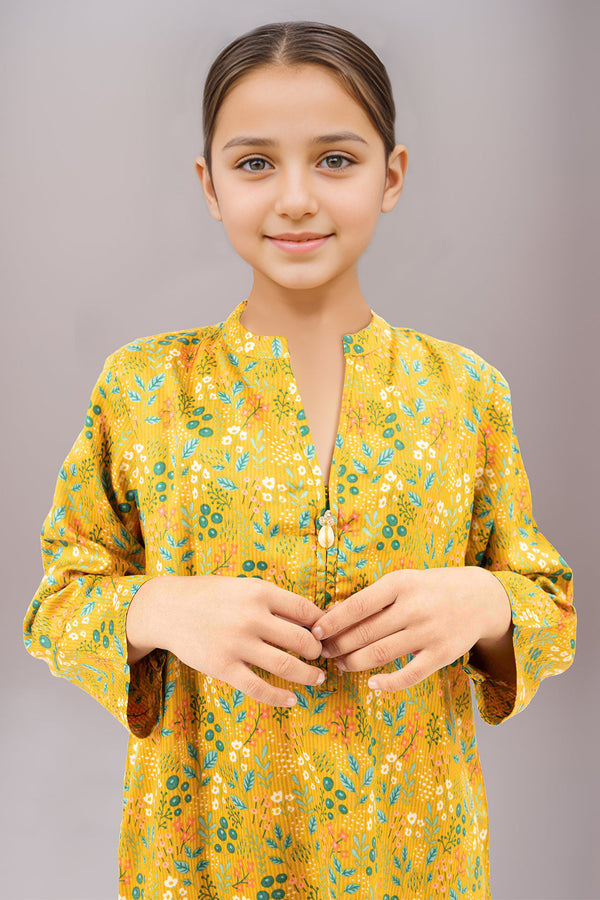 Stitched Smooth Flow Shirt/trouser For Kids