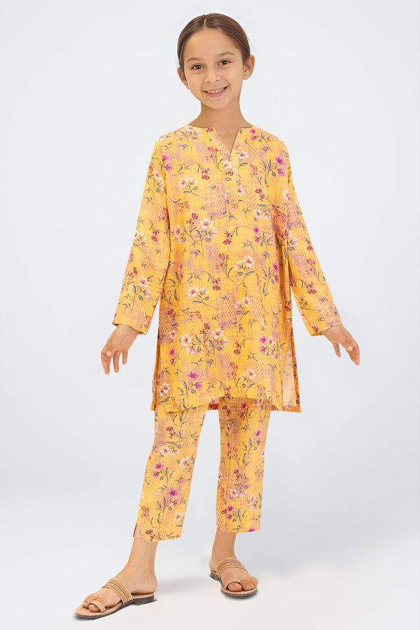 Printed Karandi Stitched Shirt/Trouser For Kids