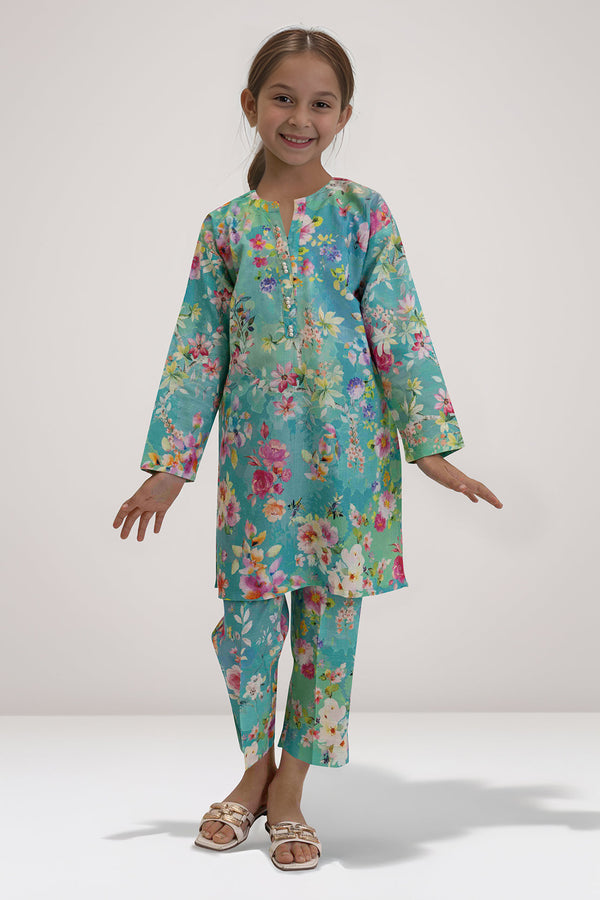 Printed Soft Khaddar Stitched 2 Piece (Shirt/Trouser)