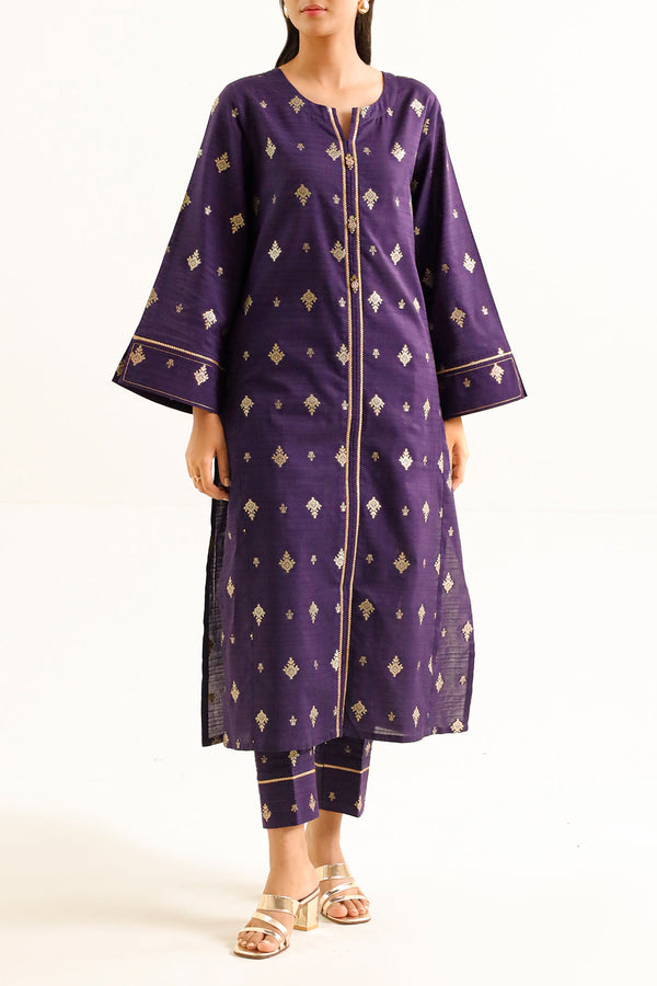 Cotton Jacquard Stitched Shirt