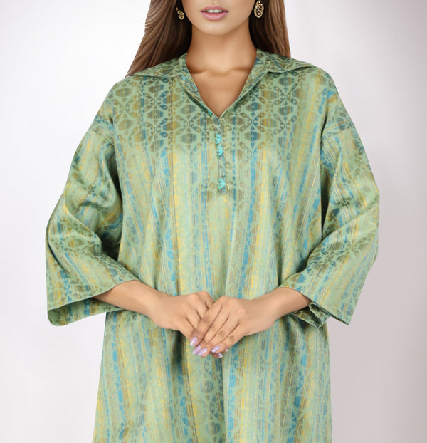 Jacquard Cotton Stitched Shirt