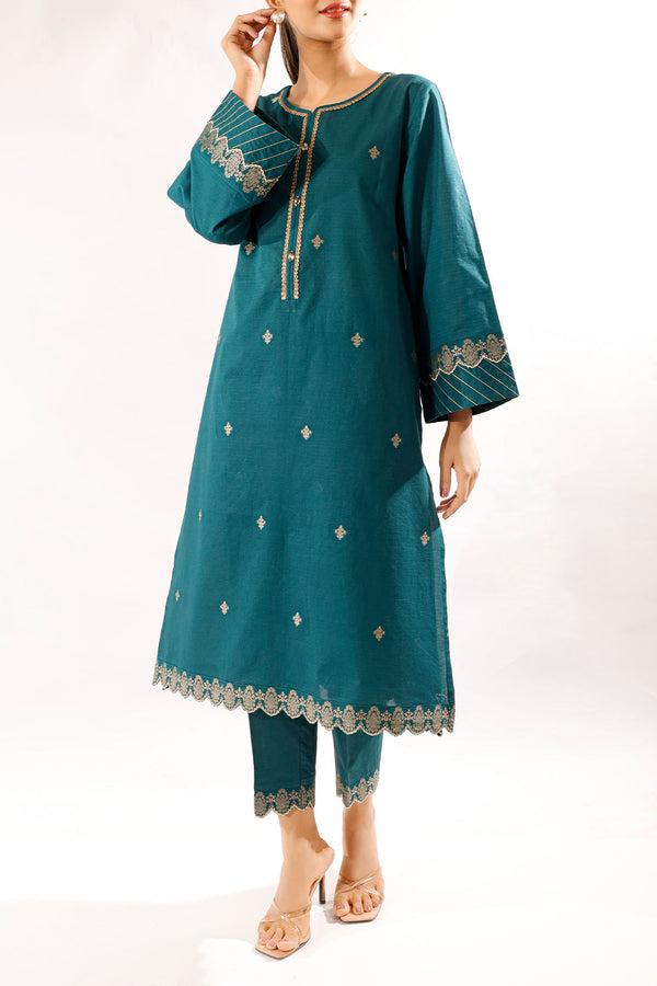 Cotton Jacquard Stitched Shirt