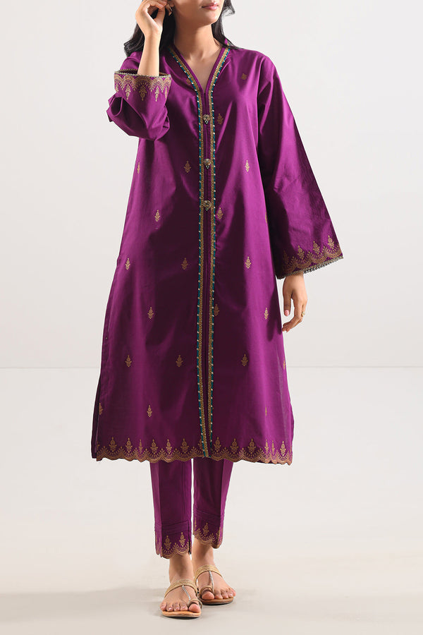 Cotton Jacquard Stitched Shirt