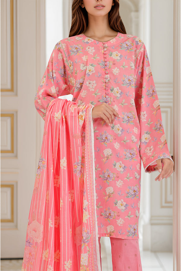 Printed Lawn Stitched 3 Piece