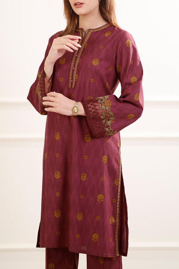 Printed Embroidered Lawn Stitched 2 Piece (Shirt/Trouser)