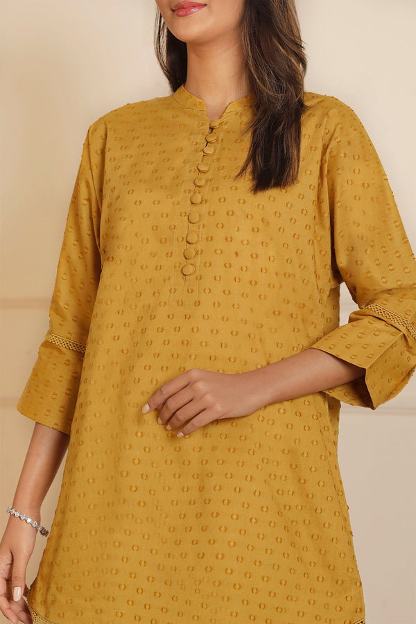 Reverse Jacquard Stitched Shirt