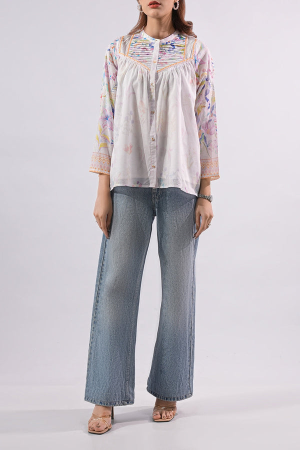 Printed Lawn Stitched Shirt