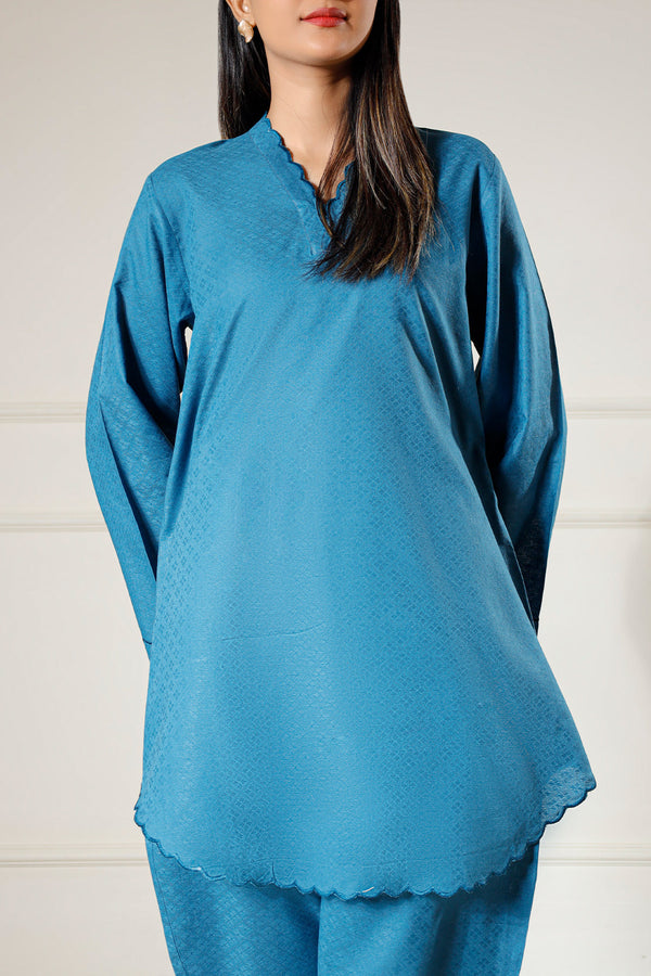 Reverse Jacquard Stitched 2 Piece (Shirt/Trouser)