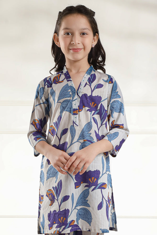 Stitched Lawn 2 Piece (Shirt/Trouser)