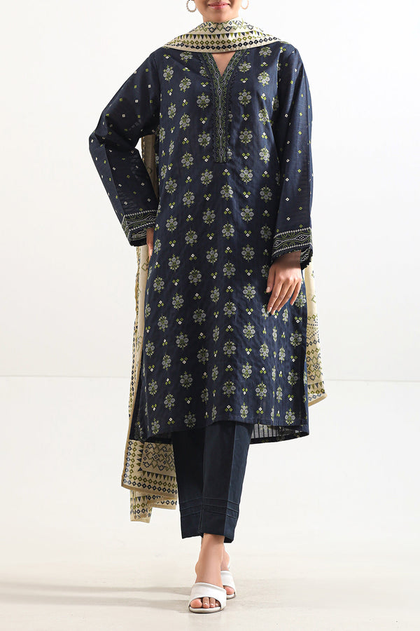 Printed Lawn Stitched 3 Piece