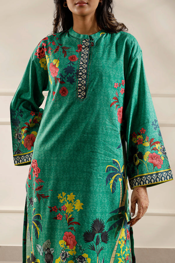 Printed Soft Touch Cotton Stitched Shirt