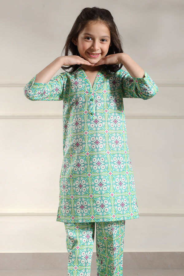 Stitched Soft Touch Cotton Shirt/Trouser For Kids