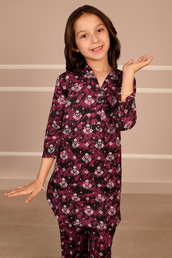 Printed Lawn Stitched 2 Piece (Shirt/Trouser)