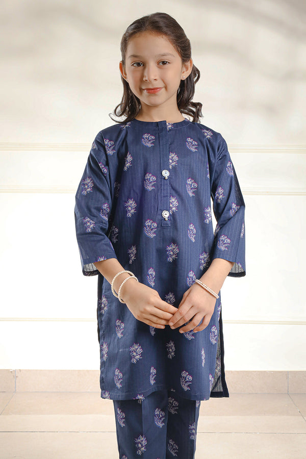 Printed Lawn Stitched 2 Piece (Shirt/Trouser)  For Kids