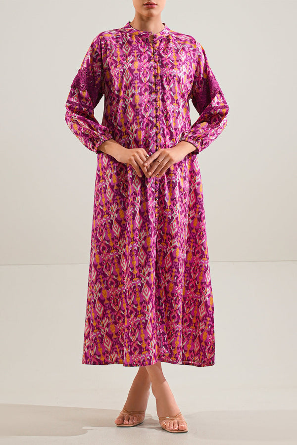 Printed Lawn Stitched Dress