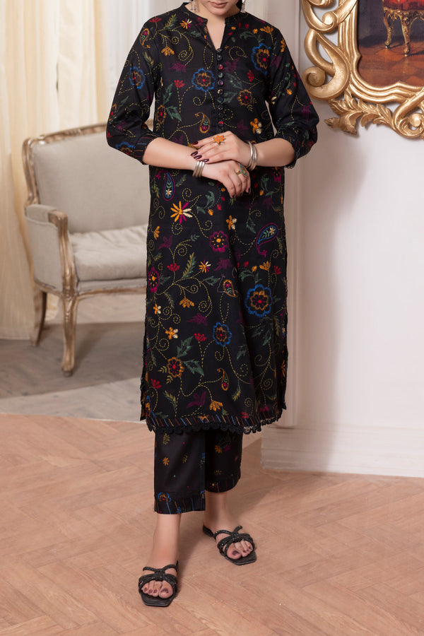 Printed Lawn Stitched 2 Piece (Shirt/Trouser)