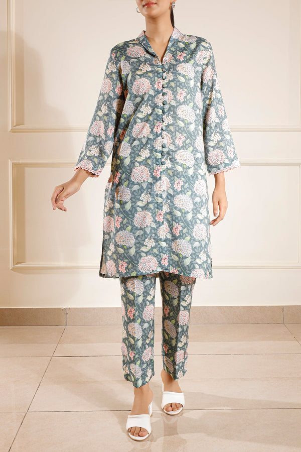 SAYA's Printed Arabic Lawn Stitched For Mom And Daughter