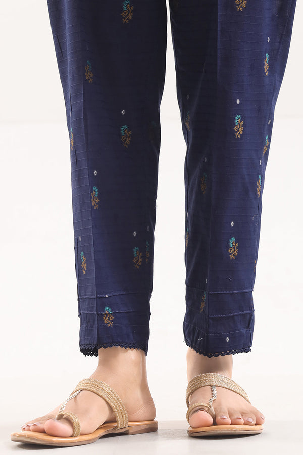 Cotton Jacquard Pants