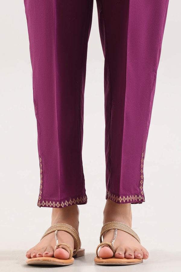 Cotton Jacquard Pants