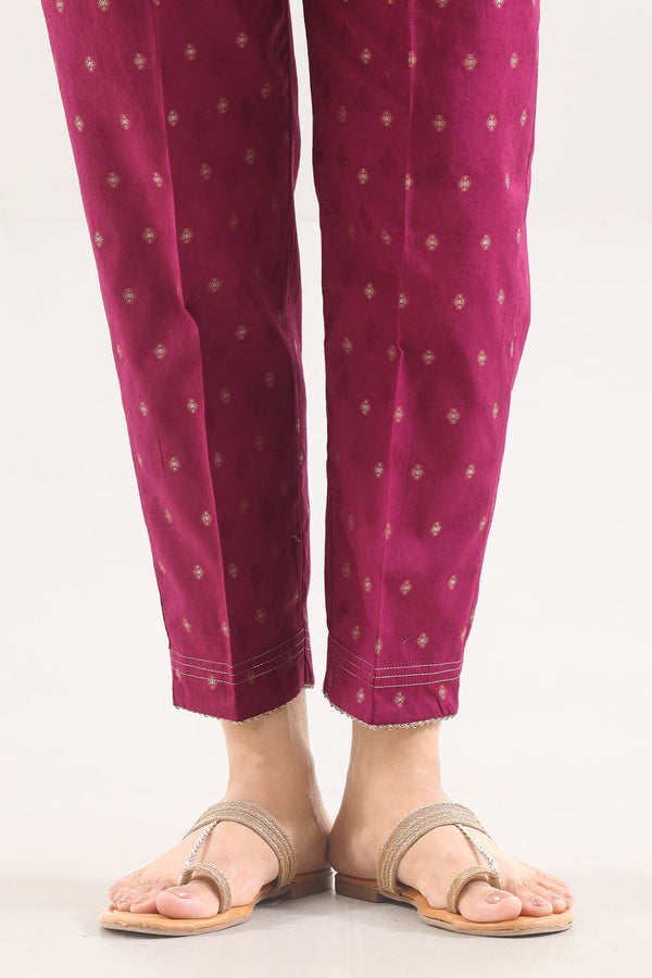 Cotton Jacquard Pants