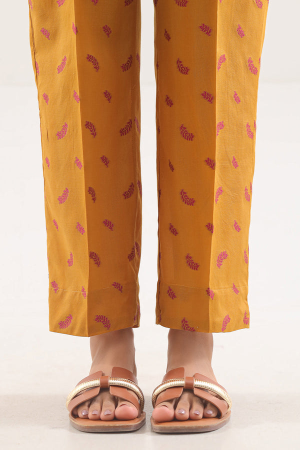 Cotton Jacquard Pants
