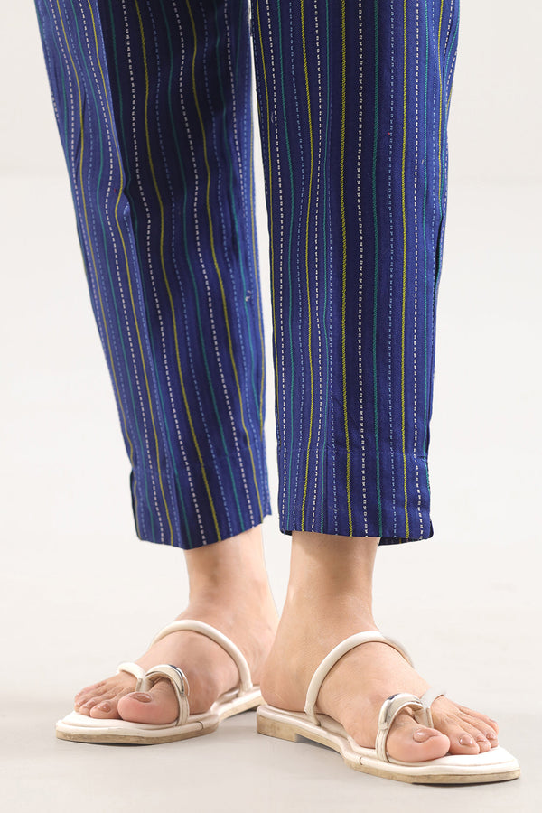 Cotton Jacquard Pants