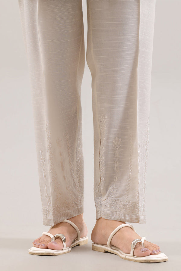 Embroidered Cotton Pant