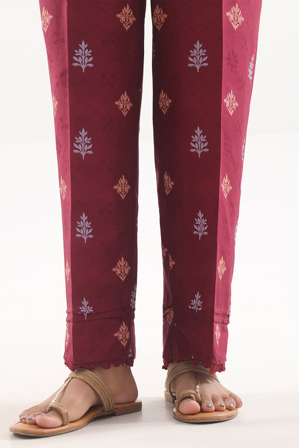 Cotton Jacquard Pants