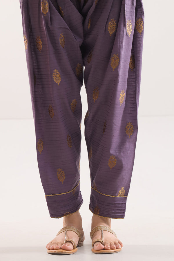 Cotton Jacquard Pants