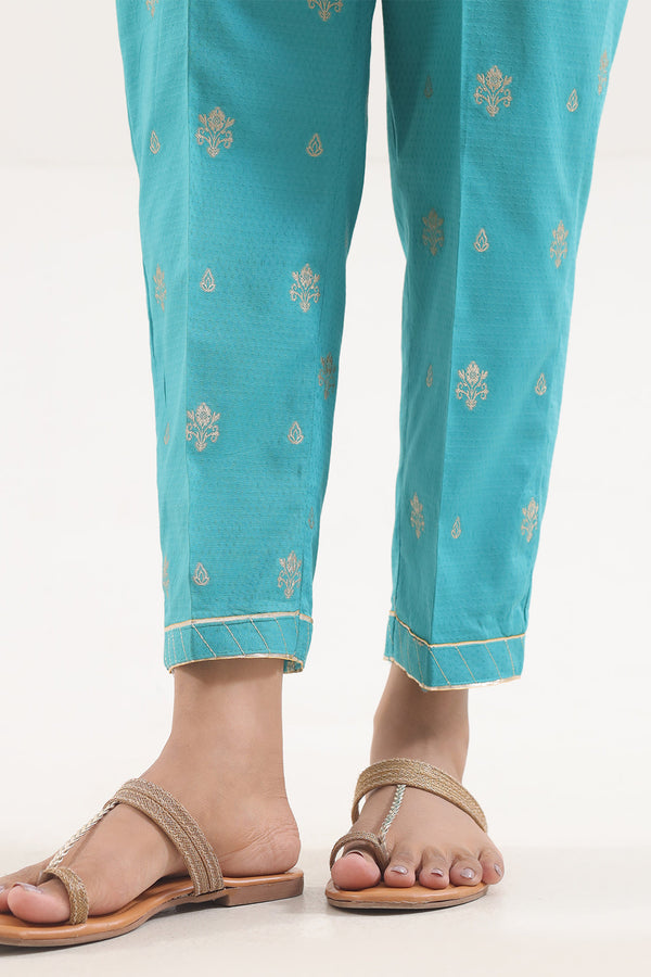 Cotton Jacquard Pants