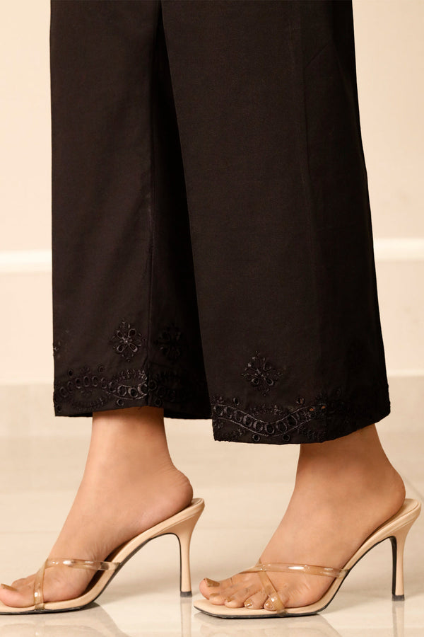 Embroidered Cotton Pant