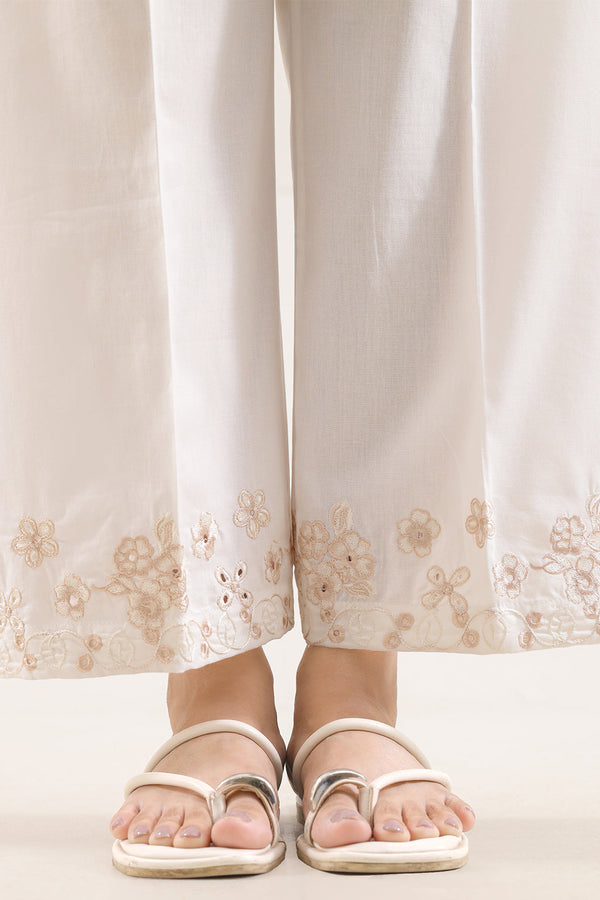 Embroidery Cotton Pant