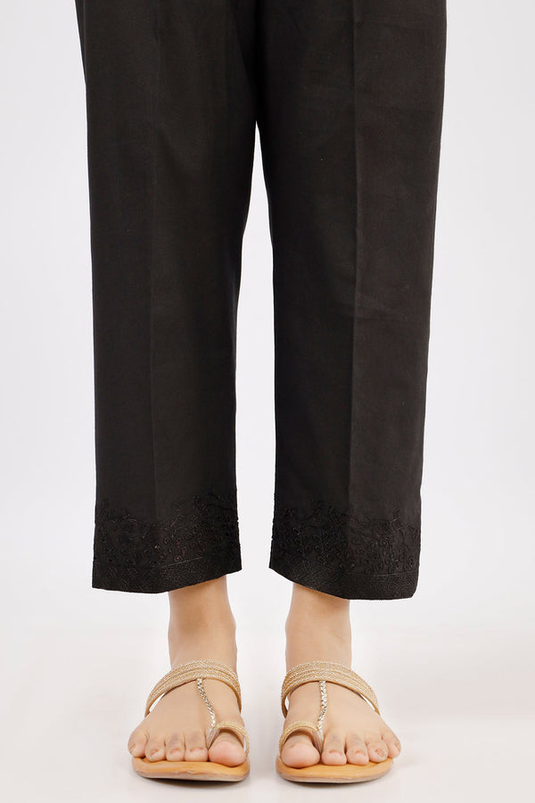 Embroidered Cotton Pant