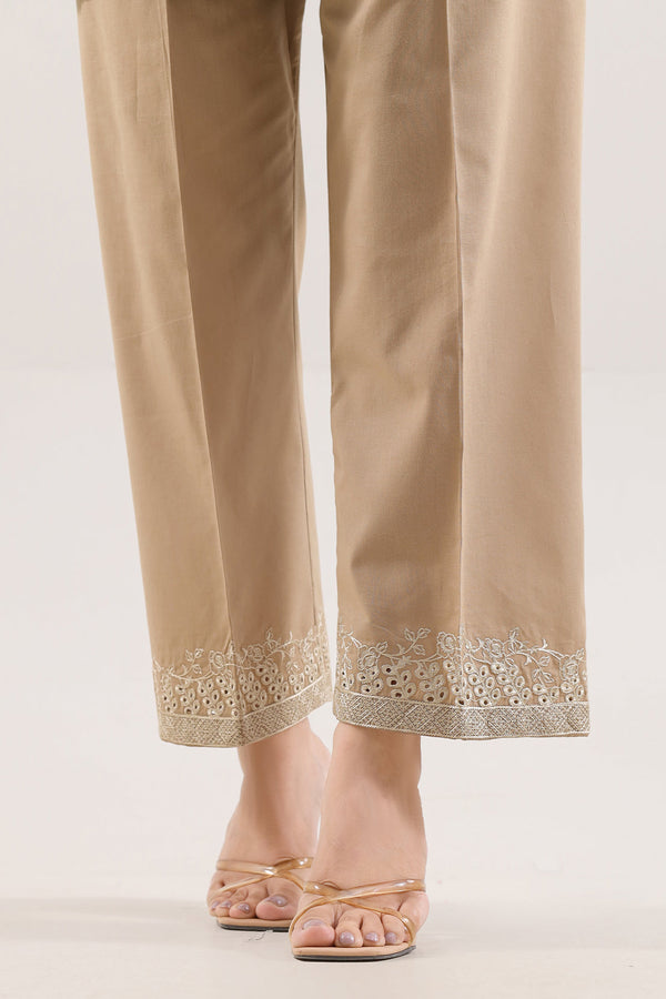 Embroidered Cotton Pant