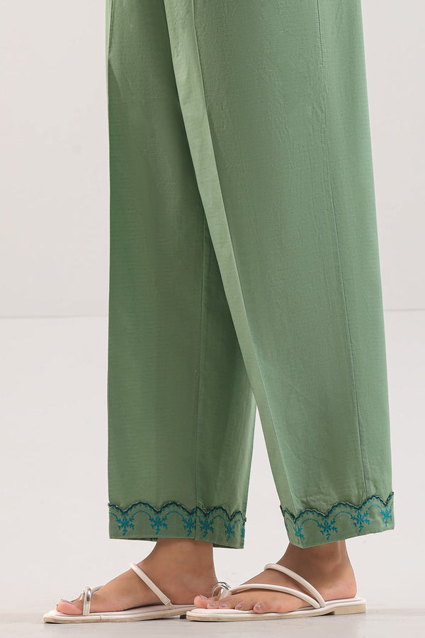 Cotton Jacquard Pants