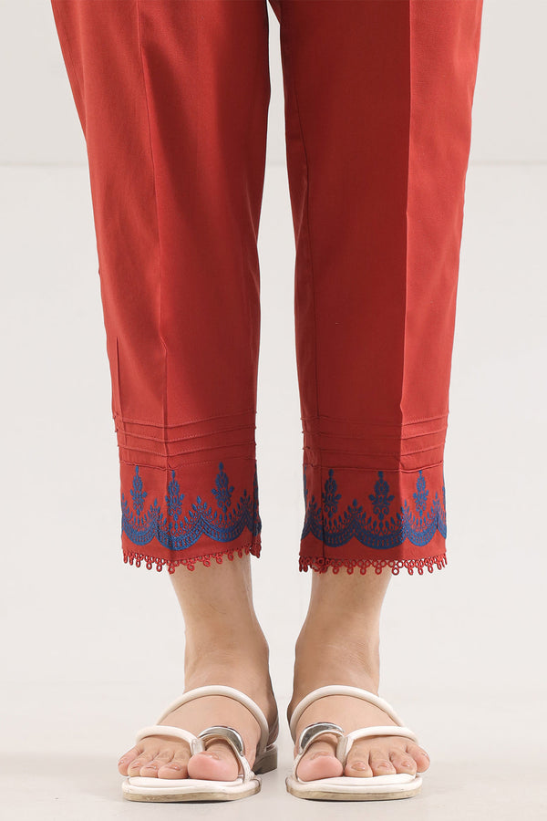 Cotton Jacquard Pants