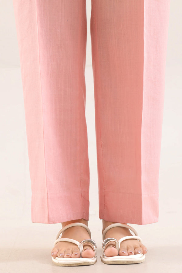 Dyed Soft Raw Silk Pants