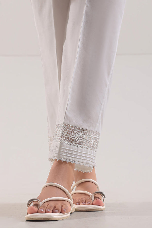 Embroidered Cambric Pant
