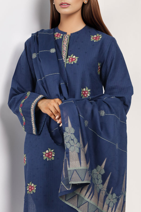 Cotton Jacquard Stole