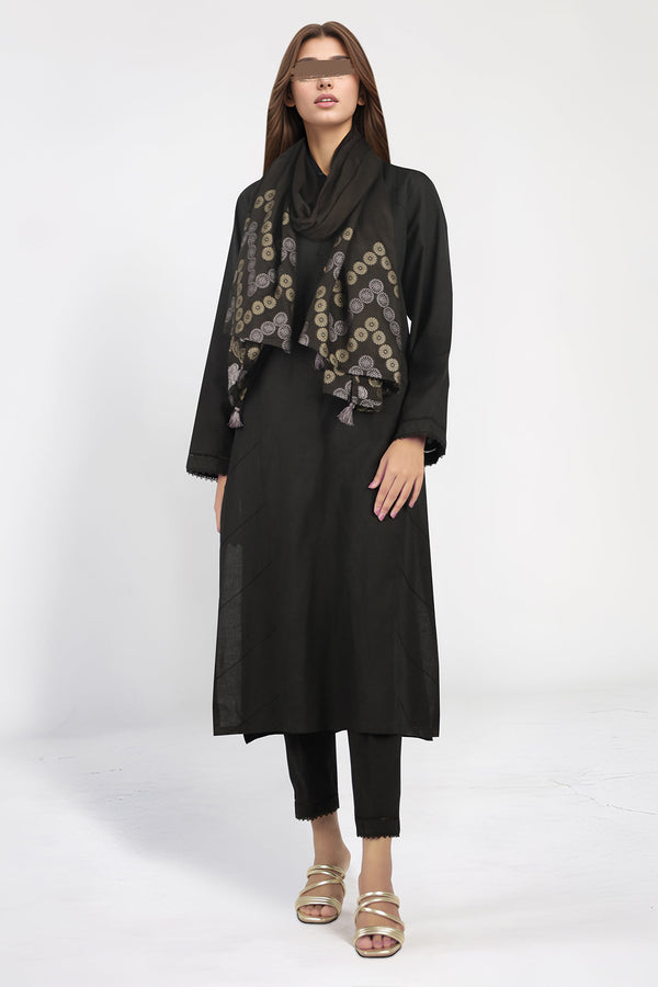 Cotton Jacquard Stole