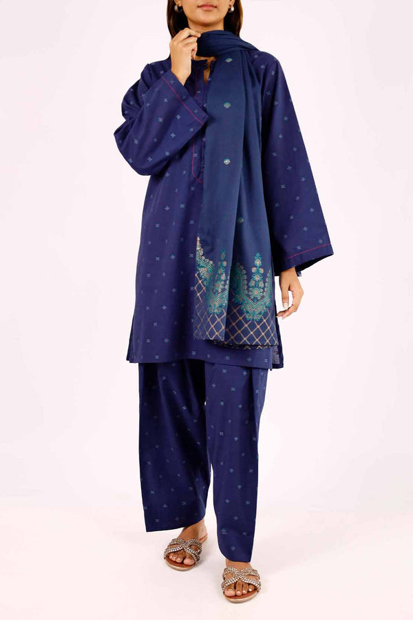 Cotton Jacquard Stole