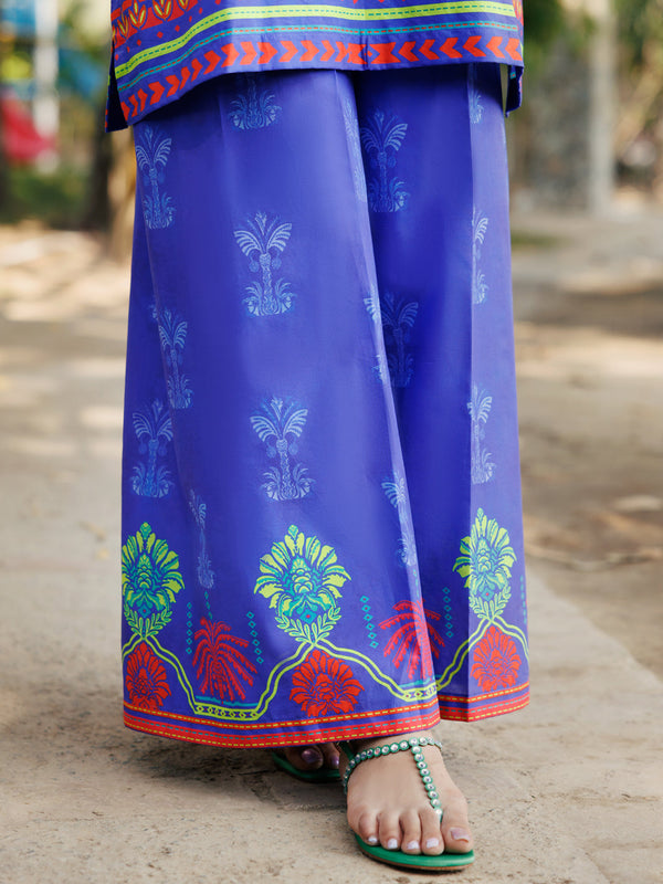 Blue Cambric Trousers - ALP-T-2275