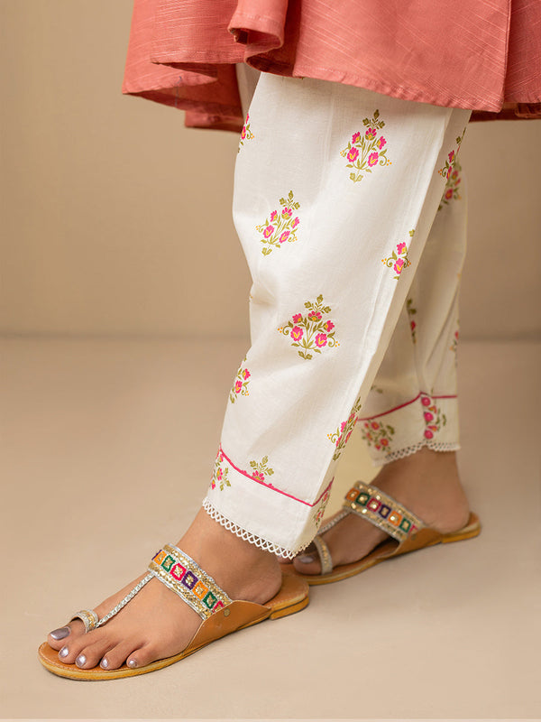 1pc Stitched Basic Printed Shalwar